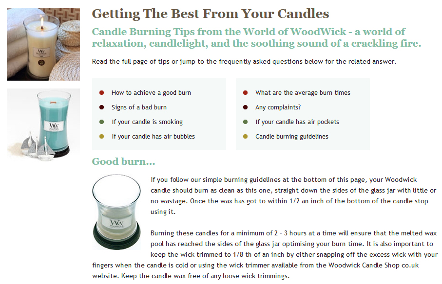 Ribbon Wick’s Getting The Best From Your Candles