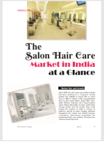 The Salon Hair Care Market In India at a Glance