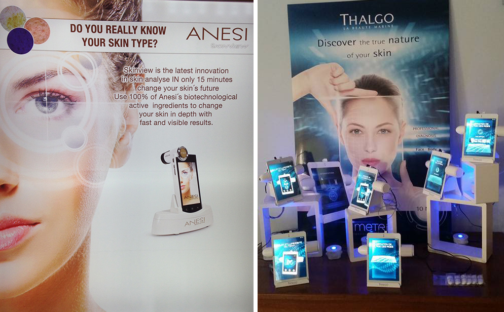 SkinView by Anesi Beauté Skincare and iMetric by Thalgo
