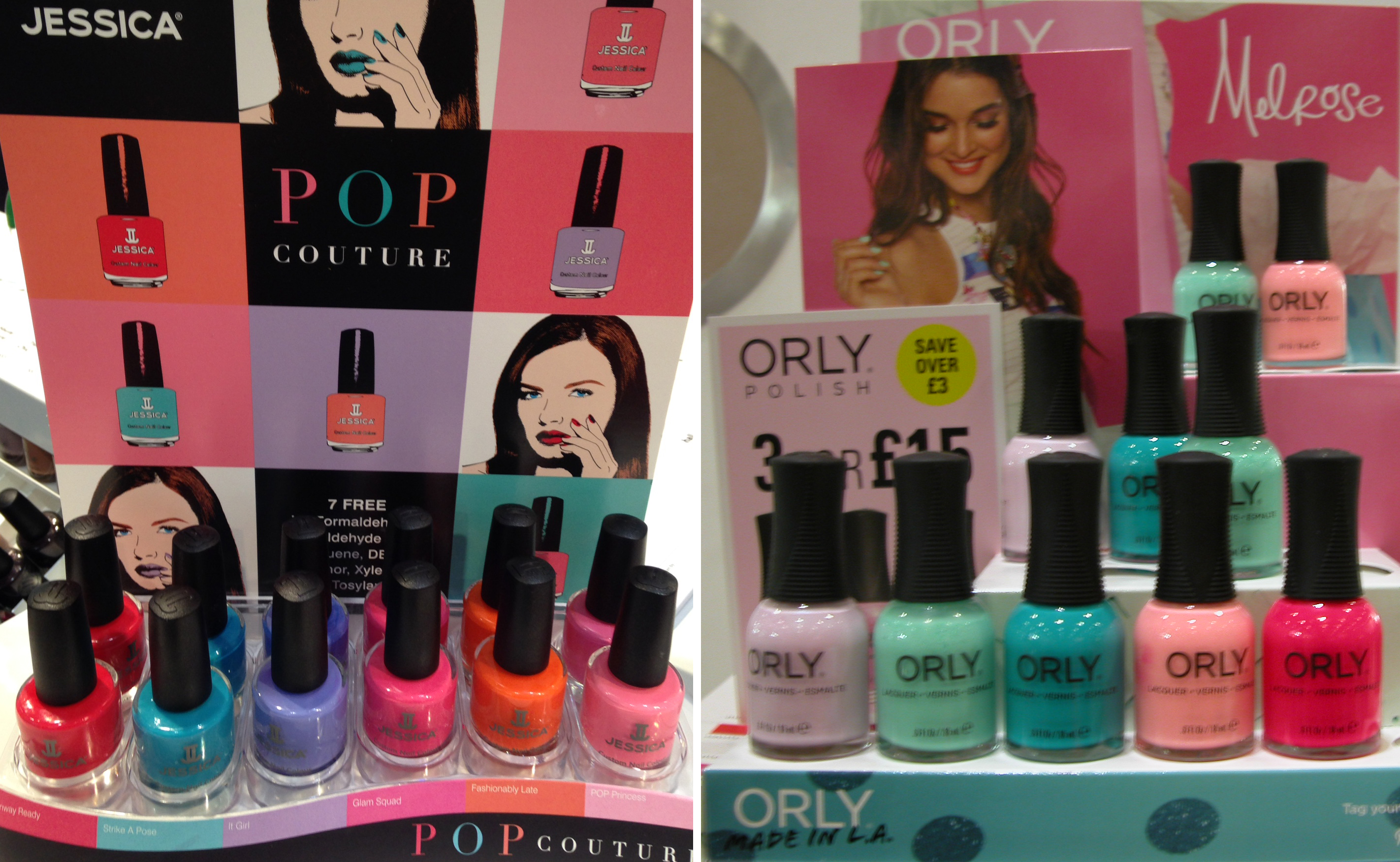 Pop Couture by Jessica and Melrose by Orly