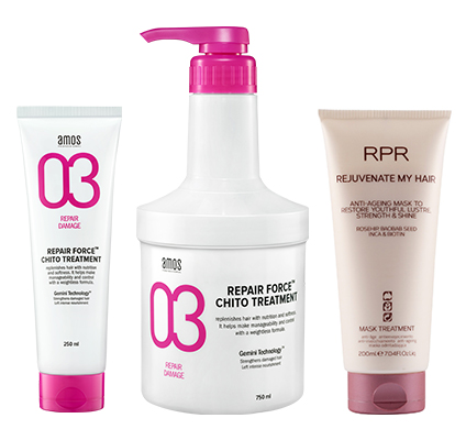 Amos Professional’s Repair Force Chito Treatment and RPR Haircare’s Rejuvenate My Hair Treatment