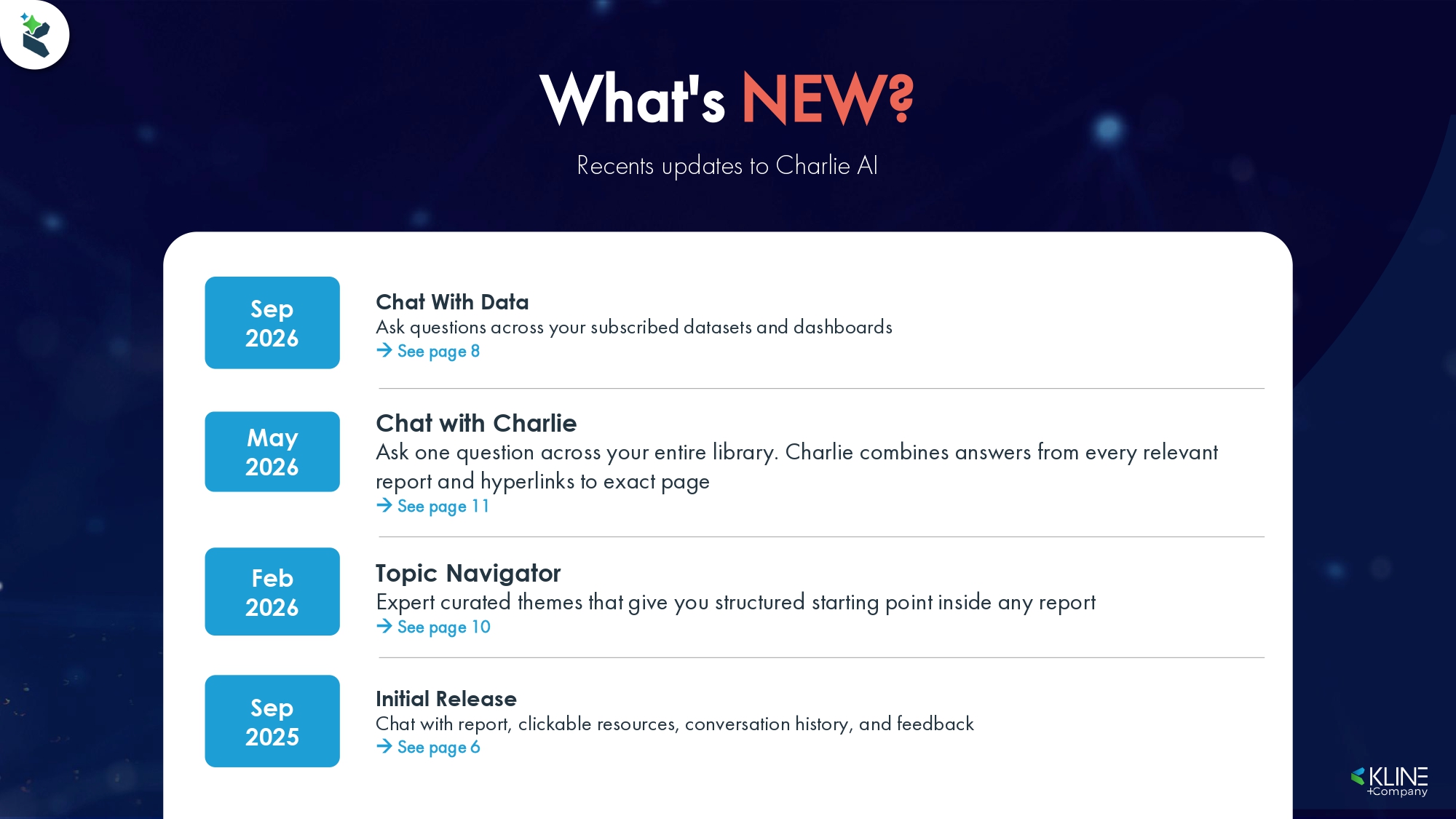 Kline Charlie user guide 2