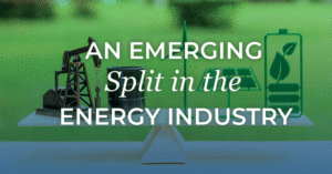 Sustainability and split in energy industry