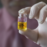 mosquito specimen in laboratory vial representing sterile insect technique and mosquito control research