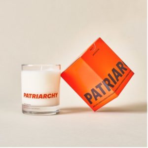 Limited-edition Patriarchy candle by OUI the People