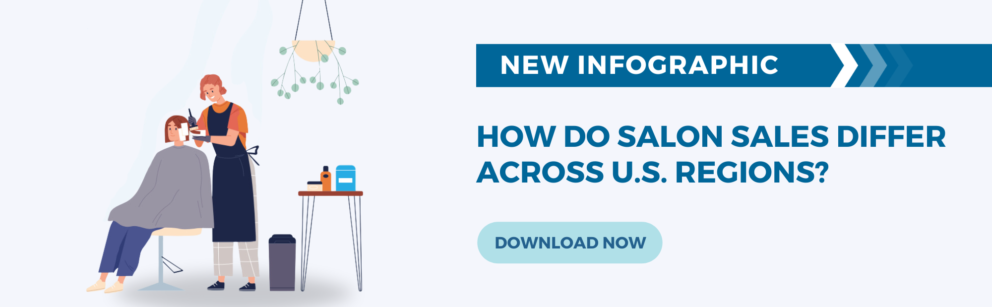 How do Salon Sales Differ Across U.S. Regions infographic banner homepage