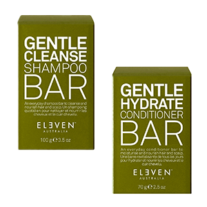 Eleven Australia's Gentle Shampoo and Conditioner Bar