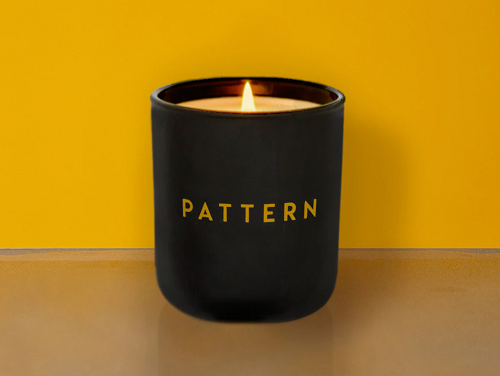 Scented candle by Pattern