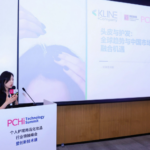 Carol Du, Consultant, Beauty & Wellbeing, China, at Kline + Company, speaking at the PCHi Technology Summit in Guangzhou