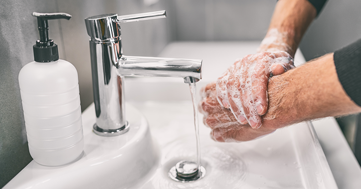 washing hands blog post